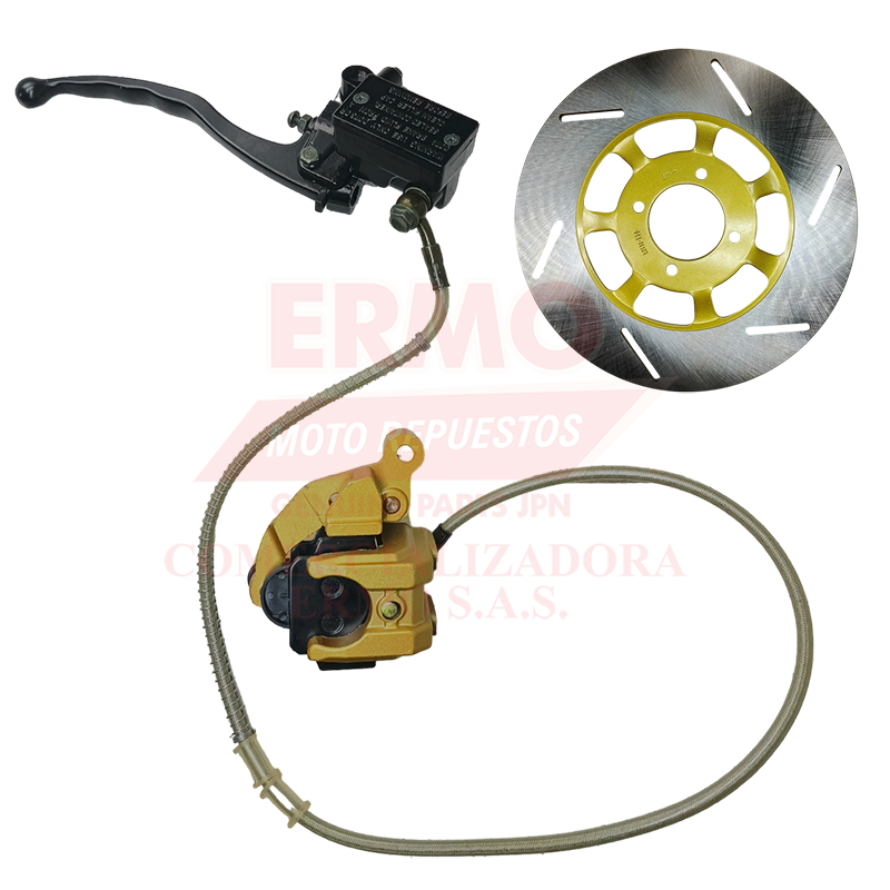 Kit Bomba de Freno Completo con Manguera, Caliper y Disco RX 115